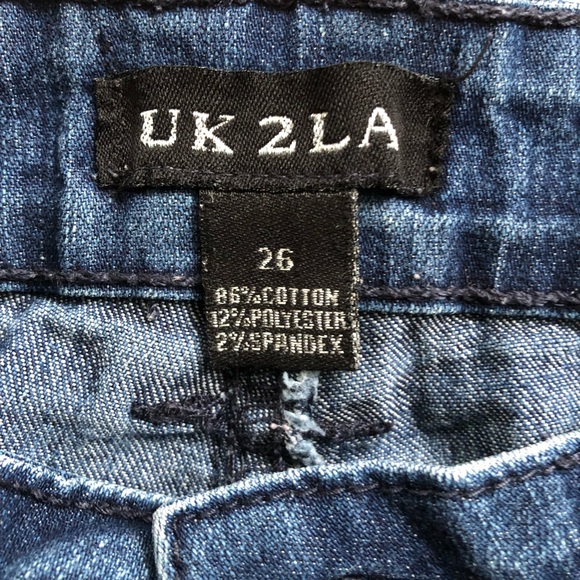 UK2LA mid rise shorts - Picture 2 of 3